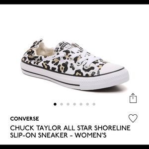 Converse All Star Leopard Shorelines